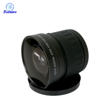 Lentille de Fisheye de fil de la définition élevée 52mm 0.35x pour l&#39;appareil photo numérique